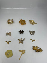 Load image into Gallery viewer, Women's "From My Garden Series" Multicolored Brooches (12 Pcs)