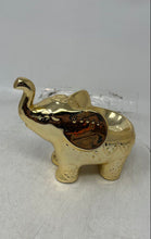 Load image into Gallery viewer, Shiraleah Gold-Tone Home Decorative Collectible Tabletop Elephant Figurine