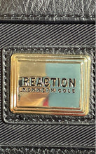 Load image into Gallery viewer, Kenneth Cole Reaction Womens Black Leather Pockets Double Strap Tote Handbag