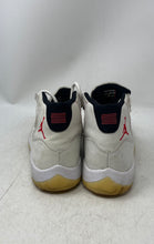 Load image into Gallery viewer, Nike Mens Air Jordan 11 Retro White Beige Red Sneakers Shoes Size 11.5