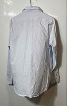 Load image into Gallery viewer, Banana Republic Mens Blue Check Slim-Fit Long Sleeve Button-Up Shirt Size M