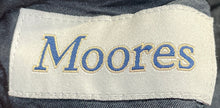 Load image into Gallery viewer, Moores Mens Navy Blue Long Sleeve Single Breasted Two-Button Blazer Size 40S