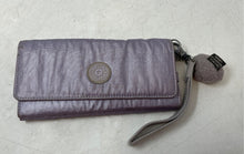 Load image into Gallery viewer, Kipling Womens Rubi Purple Inner Divider Charm Wristlet Wallet