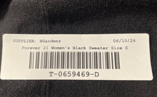 Load image into Gallery viewer, Forever 21 Womens Black Long Sleeve Open Front Cardigan Sweater Size Small