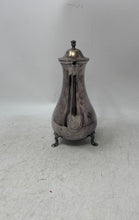 Load image into Gallery viewer, International Silver Co. Meriden Silver-Tone Ornate Handle And Footed Teapot