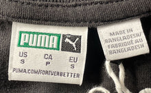 Load image into Gallery viewer, Puma Adults Black Crew Neck Short Sleeve Classics Pullover T-Shirt Size Small