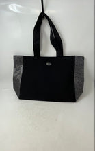 Load image into Gallery viewer, Coach Womens Fragrance Black Silver Glitter Double Handle Lined Tote Handbag