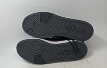 Load image into Gallery viewer, Adidas Mens Hoops 3.0 Mid GZ6679 Black Leather Lace-Up Sneakers Shoes Size 12