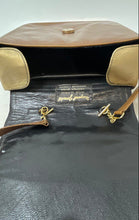 Load image into Gallery viewer, Margaret Jerrold Womens Brown Gold Bronze Shoulder Crossbody Handbag