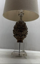 Load image into Gallery viewer, Home Decorative Beige Portable Electric Artichoke Table Lamp Not Tested