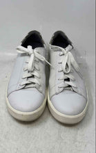 Load image into Gallery viewer, Clarks Womens Layton White Leather Round Toe Lace-Up Sneaker Shoes Size 9.5M