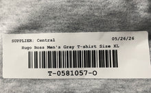 Load image into Gallery viewer, Hugo Boss Mens Gray Heather Short Sleeve Crew Neck Pullover T-Shirt Size XL