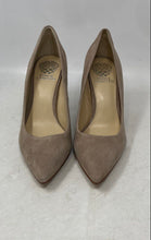 Load image into Gallery viewer, Vince Camuto Womens Candera Beige Leather Pointed Toe High Pump Heels Size 9M