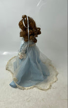 Load image into Gallery viewer, Special Collector's 33220 Blue Dress Porcelain Curly Hair Lace Gown Doll