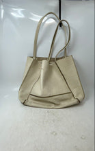 Load image into Gallery viewer, Botkier Womens White Leather Inner Pocket Double Strap Medium Shoulder Bag