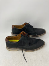 Load image into Gallery viewer, Florsheim Mens Norwalk 11988010 Black Brown Leather Plain Toe Oxford Shoes 10 M