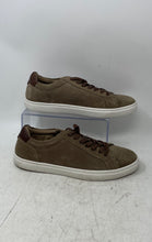 Load image into Gallery viewer, Vince Camuto Mens Cowon Brown White Suede Round Toe Lace-Up Sneakers Shoes Sz 9M