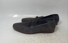 Load image into Gallery viewer, Ted Baker London Mens Dark Gray Leather Slip-On Loafer Shoes Size 8