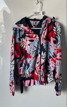 Load image into Gallery viewer, Tommy Hilfiger Womens Multicolor Floral Hooded Full-Zip Windbreaker Jacket Sz L