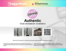 Load image into Gallery viewer, Authentic Tous Womens Multicolor Printed Leather Crossbody Bag Stained