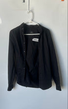 Load image into Gallery viewer, Armani Exchange Mens Black Long Sleeve Collared Slim Fit Button-Up Shirt Size XS
