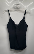 Load image into Gallery viewer, Express Womens Black Twist-Front Spaghetti Strap Camisole Tank Top Size S