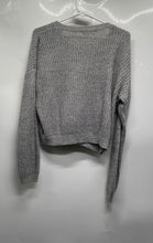 Load image into Gallery viewer, Forever 21 Womens Gray Long Sleeve Round Neck Knitted Pullover Sweater No Size