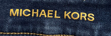Load image into Gallery viewer, Michael Kors Womens Blue Denim Pockets Stretch Straight Leg Jeans Size 8