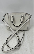 Load image into Gallery viewer, Michael Kors Womens Ciara XS White Leather Detachable Strap Small Satchel Bag
