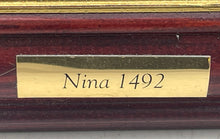 Load image into Gallery viewer, Nina 1492 Cutty Sark Glass Made Boat Clipper Nautical Shadow Box Collectible