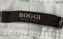Load image into Gallery viewer, Boggi Milano Mens Light Blue Flat Front Pockets Straight Leg Ankle Pants Sz 34