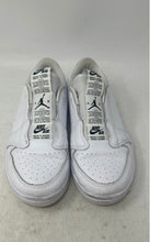 Load image into Gallery viewer, Nike Womens Air Jordan 1 Low Slip White Leather Round Toe Sneaker Shoes Size 7
