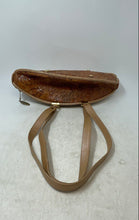 Load image into Gallery viewer, Nina Salvadore Womens Brown Inner Pockets Shoulder Handbag Stain Inside