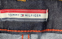 Load image into Gallery viewer, Tommy Hilfiger Womens Blue Dark Wash Stretch Denim Flare Jeans Pants Size 0