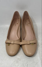 Load image into Gallery viewer, Kate Spade New York Womens Beige Leather Round Toe Block Pump Heels Size 9.5 B