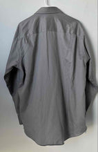 Load image into Gallery viewer, Joseph Abboud Mens Gray Cotton Regular Fit Collared Long Sleeve Dress Shirt 16