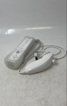Load image into Gallery viewer, Nintendo Wii White Remote Controller & Nunchuk Lot Of 2 Pieces Not Tested