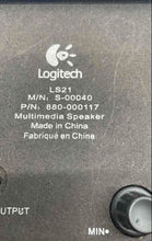 Load image into Gallery viewer, Logitech LS21 Black Multimedia Wired Home Audio Subwoofer Speaker Not Tested