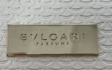 Load image into Gallery viewer, Bvlgari Womens Cream Embossed Zipper Travel Makeup Cosmetic Bag