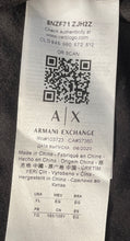 Load image into Gallery viewer, Armani Exchange Mens Black Quarter-Zip White Logo Printed Polo Shirt Size XL