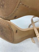 Load image into Gallery viewer, Vince Camuto Womens Brown Open Toe Block Heel Ankle Strappy Sandal Size 11 M