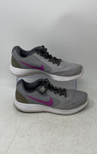 Load image into Gallery viewer, Nike Womens Revolution 3 819303-009 Gray Pink Lace-Up Sneaker Shoes Size 7.5