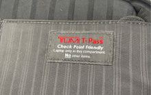 Load image into Gallery viewer, Authentic Tumi Unisex Black Detachable Strap Zipper Laptop Messenger Bag Stained