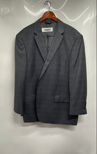 Load image into Gallery viewer, Lineage Mens Gray Notch Collar Long Sleeve Two-Button Blazer Size 50R