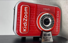 Load image into Gallery viewer, VTech KidiZoom Red Black Portable Creator Digital Camera Not Tested