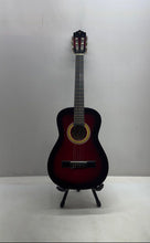 Load image into Gallery viewer, Palmer Sofia Red Black Right-Handed 6 String Standard Classical Guitar In Case