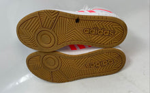 Load image into Gallery viewer, Adidas Womens Hoops 3.0 Mid GW5458 White Orange Lace-Up Sneaker Shoes Size 9