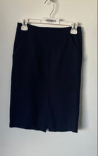 Load image into Gallery viewer, A New Day Womens Blue Back Zip Pockets Slit Straight & Pencil Skirt Size 4
