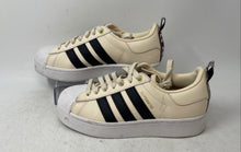 Load image into Gallery viewer, Adidas Womens Superstar Bold Beige Low Top Lace-Up Sneaker Shoes Size 7