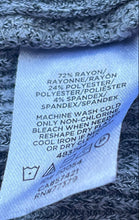 Load image into Gallery viewer, Ann Taylor Womens Gray Long Sleeve Round Neck Knot Hem Blouse Top Size S